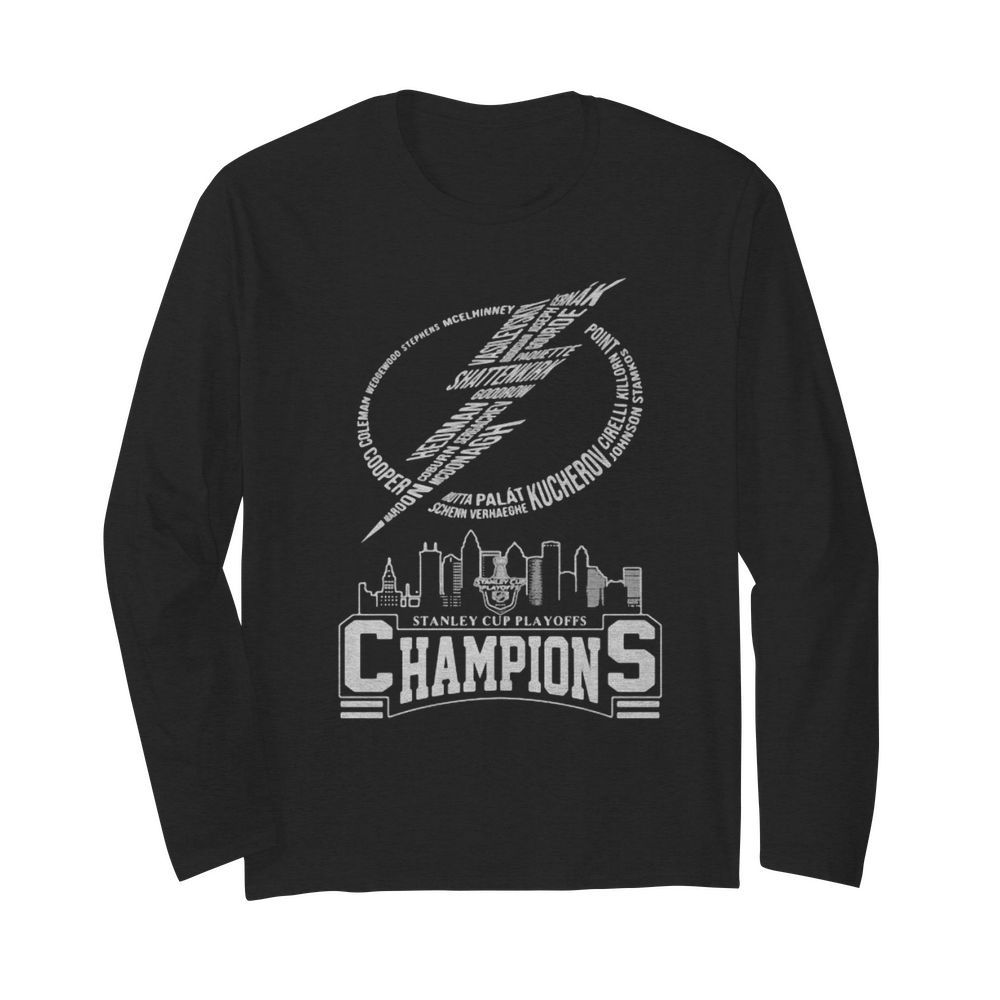 Tampa bay lightning stanley cup champions 2020 logo  Long Sleeved T-shirt 