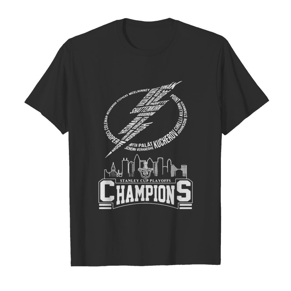 Tampa bay lightning stanley cup champions 2020 logo shirt