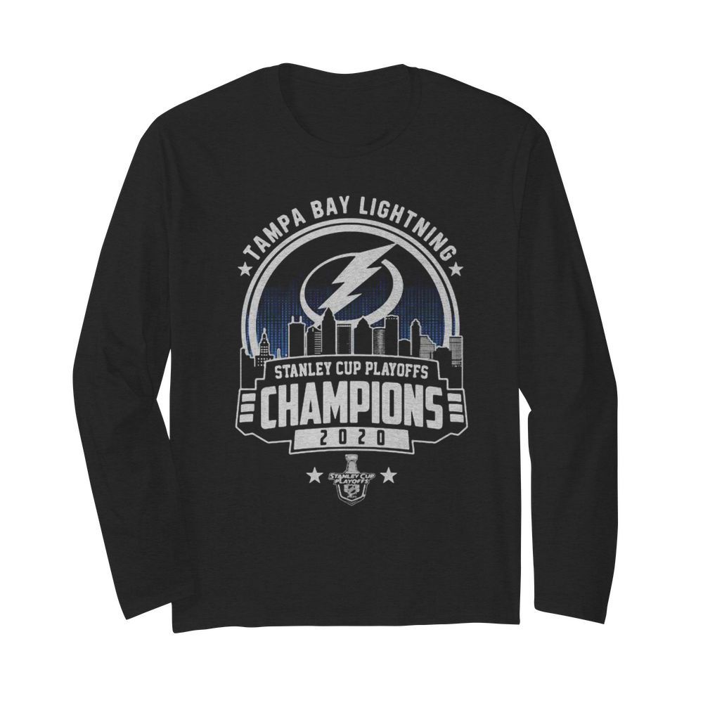 Tampa bay lightning stanley cup champions 2020 stars  Long Sleeved T-shirt 