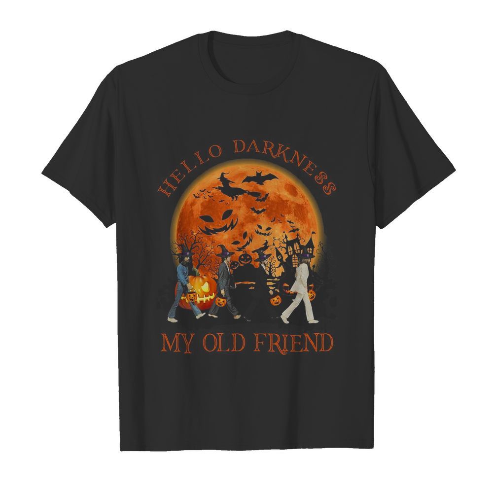 The Beatles Abbey Road Hello Darkness My Old Friend Halloween  Classic Men's T-shirt