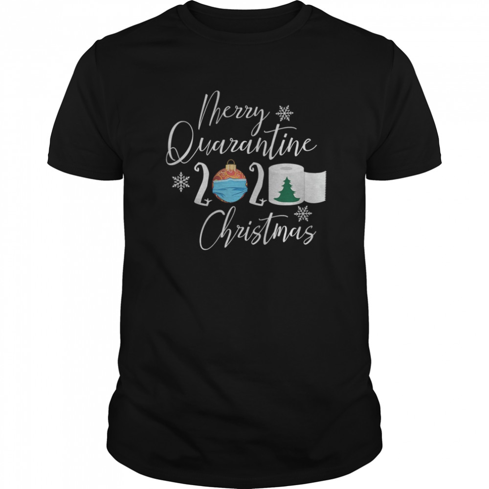 Toilet Paper Quarantine Christmas Present 2020 Merry Xmas shirt