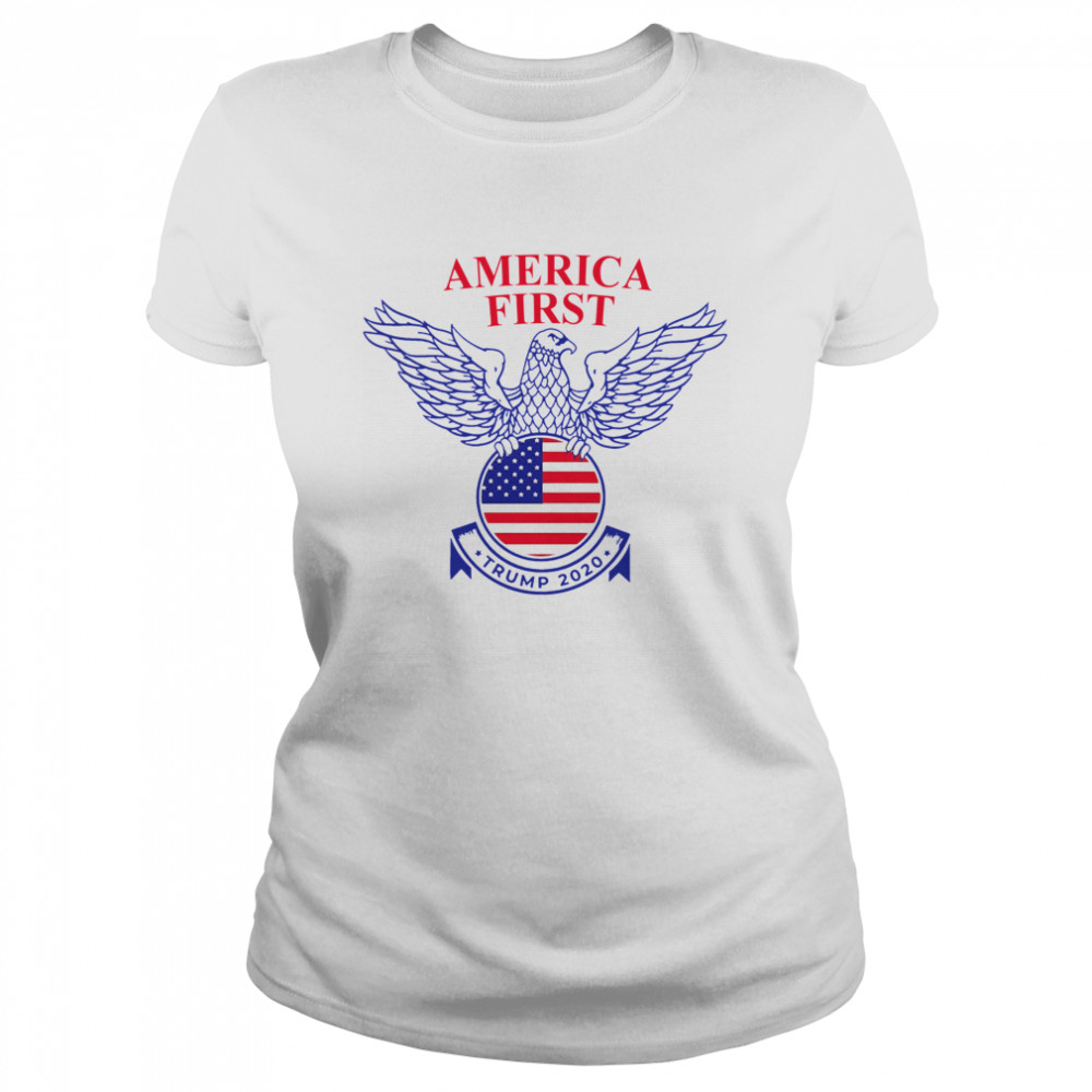 Trump Nazi Eagle America First 2020  Classic Women's T-shirt