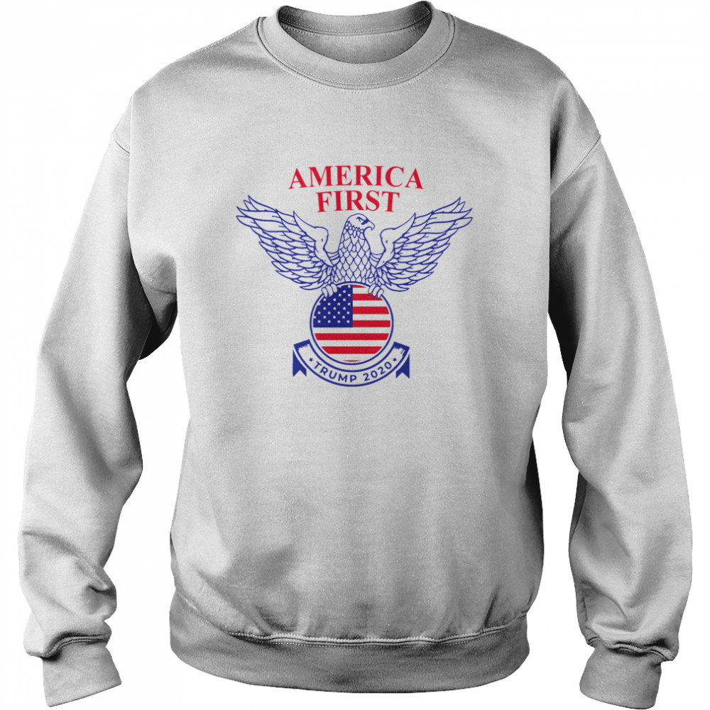 Trump Nazi Eagle America First 2020  Unisex Sweatshirt