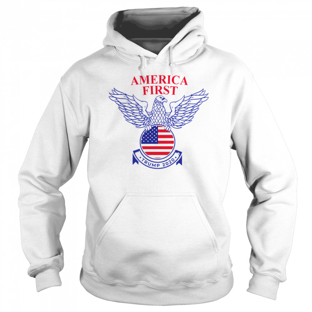 Trump Nazi Eagle America First 2020  Unisex Hoodie