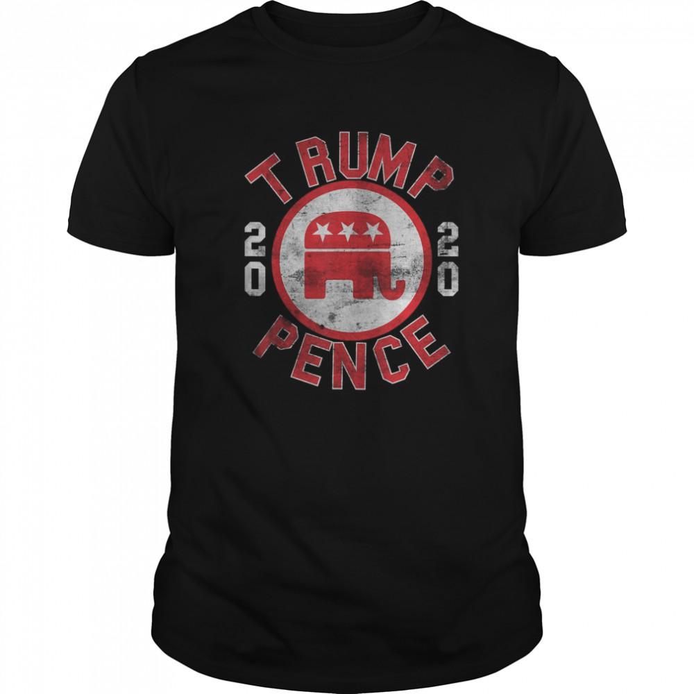 Trump Pence 2020 Republican Elephant Make Lib shirt