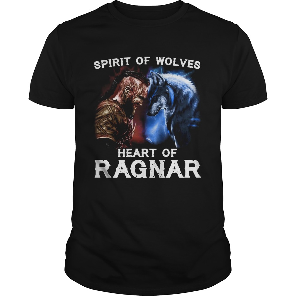 Vikings Bjorn Lothbrok Spirit Of Wolves Heart Of Ragnar shirt