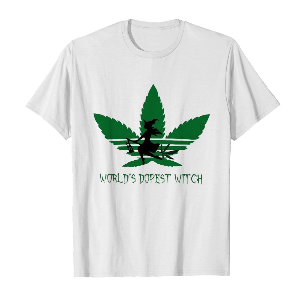 Weed Cannabis Worlds Dopest Witch shirt