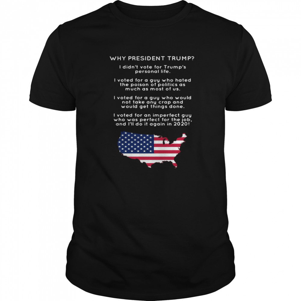 Why President Trump I Didn’t Vote For Trump’s Personal Life shirt