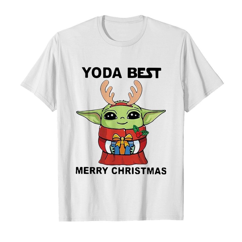 Yoda Reindeer Best Merry Christmas shirt