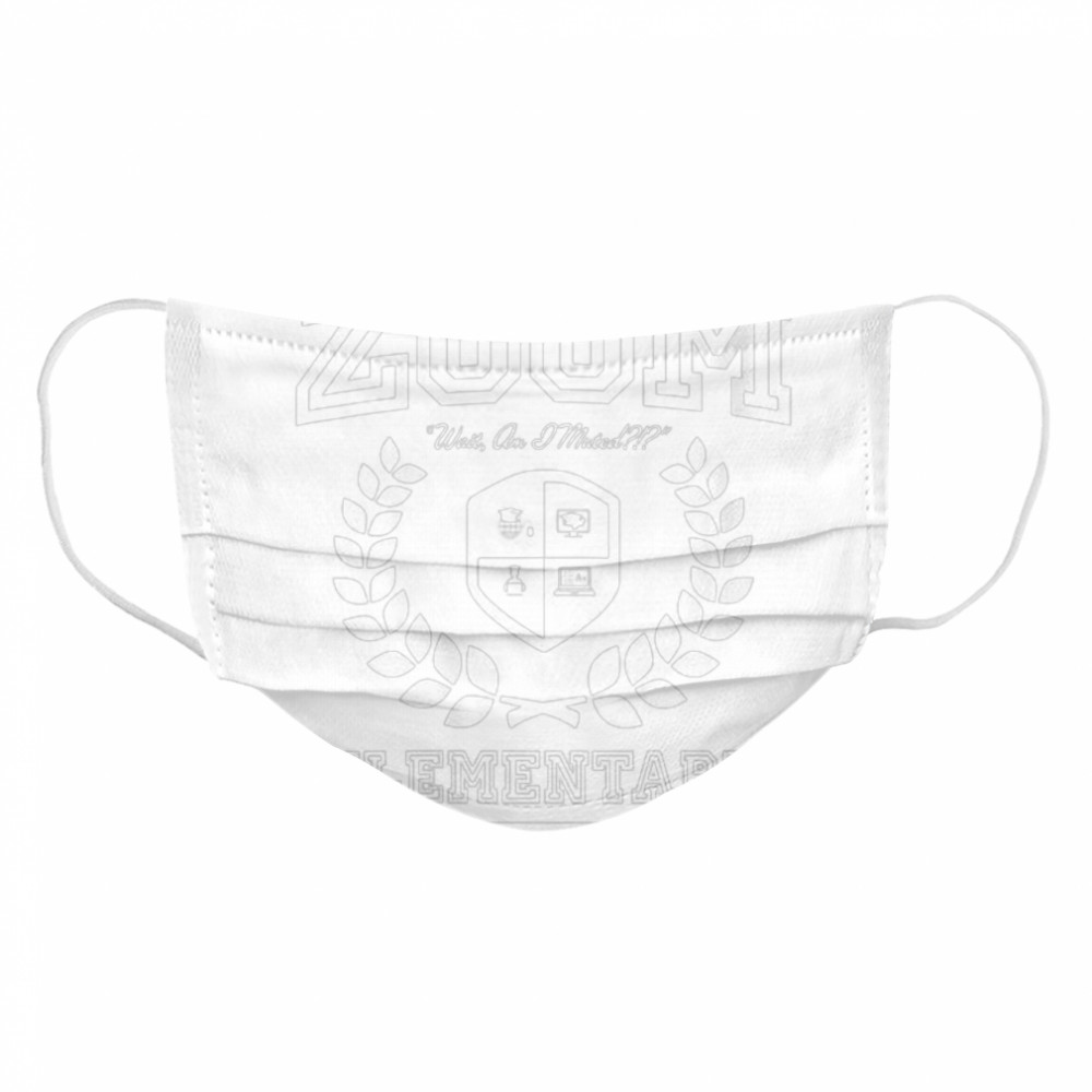 Zoom Elementary Distance Learning  Cloth Face Mask