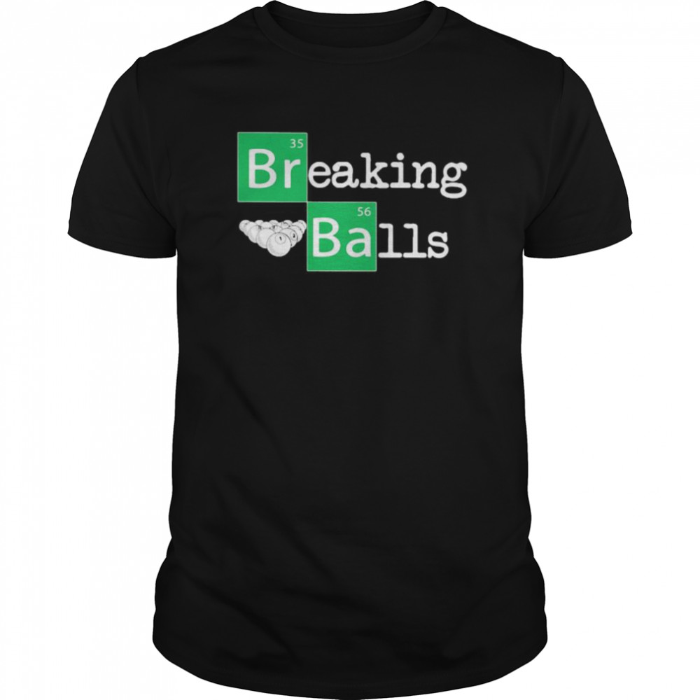 breaking balls billiard shirt