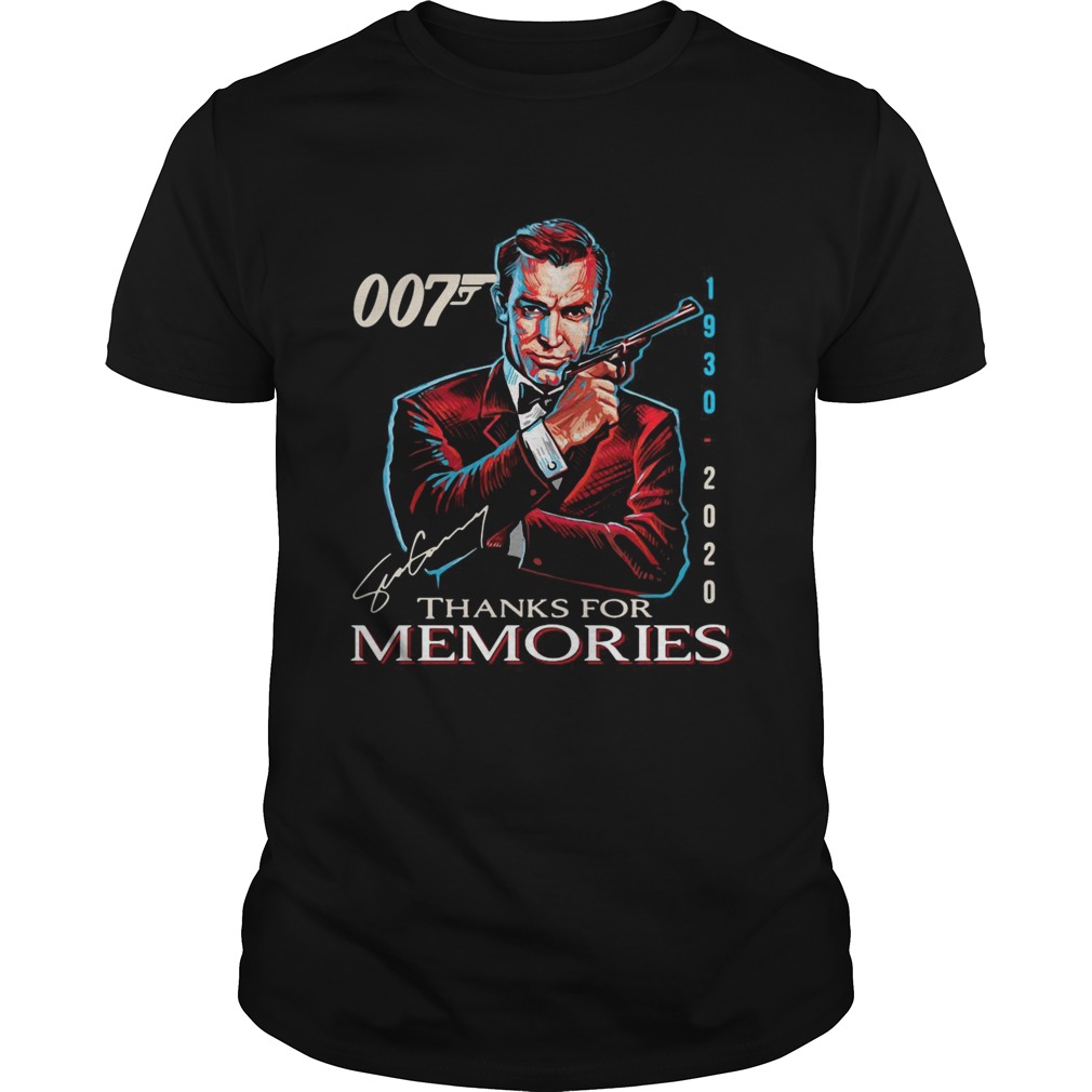 007 19302020 Signature Thanks For Memories shirt