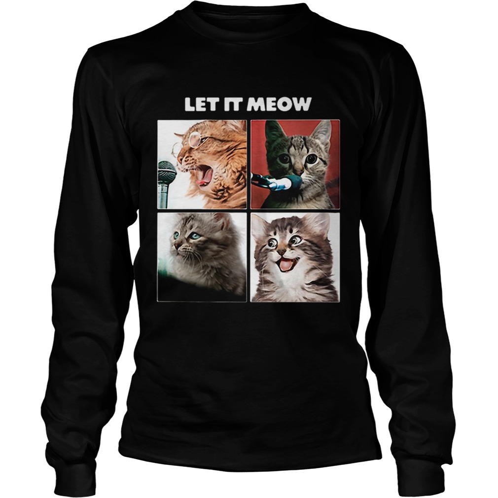 1606535344Cats Let It Meow The Beatles Let It Be  Long Sleeve