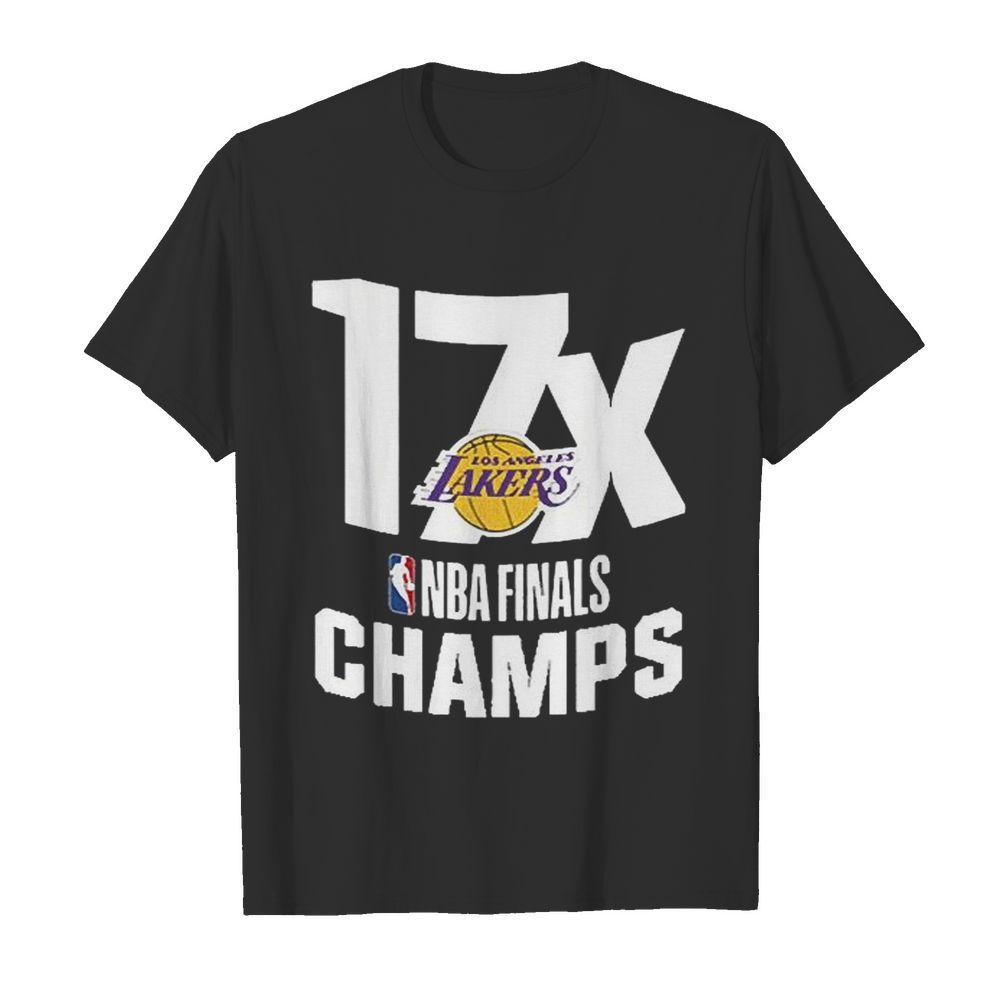 17x Los Angeles Lakers NBA Finals Champions shirt