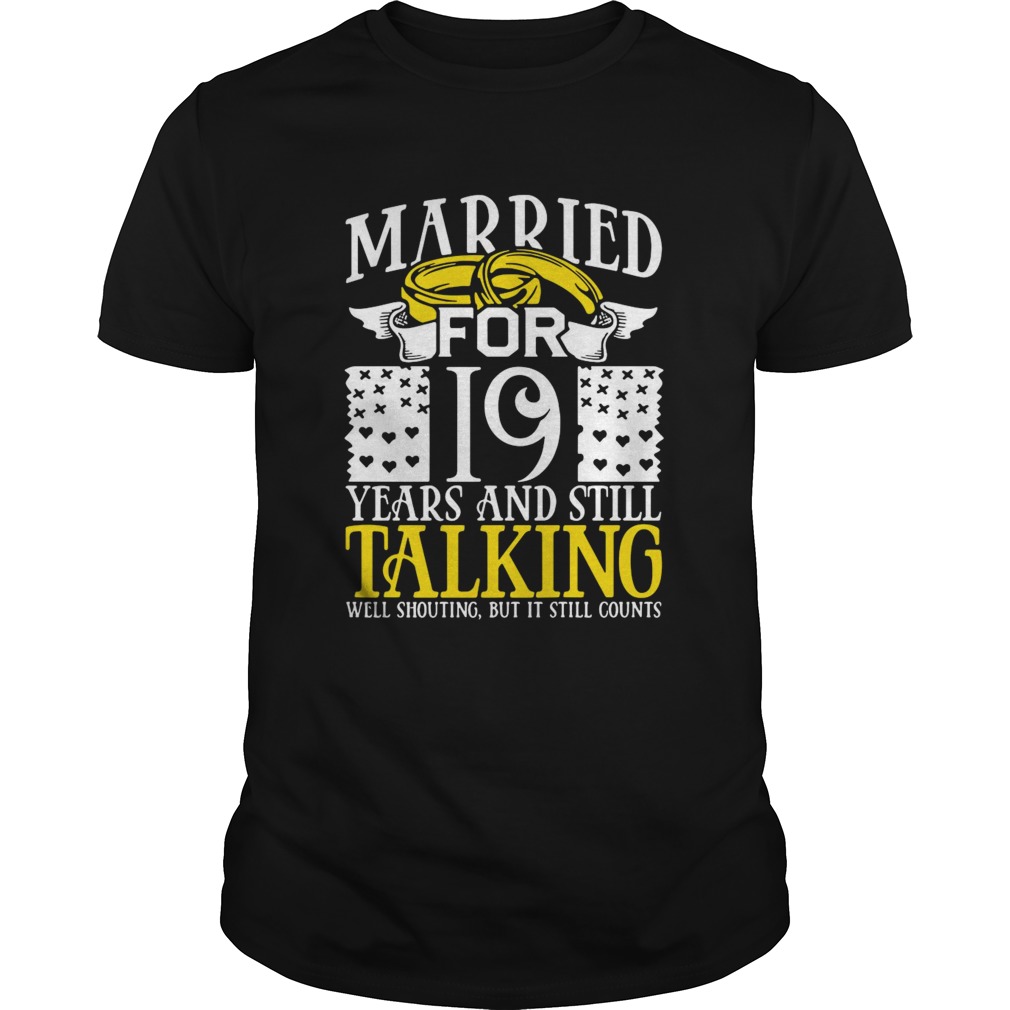 19th Wedding Anniversary For Wife Her Marriage shirt