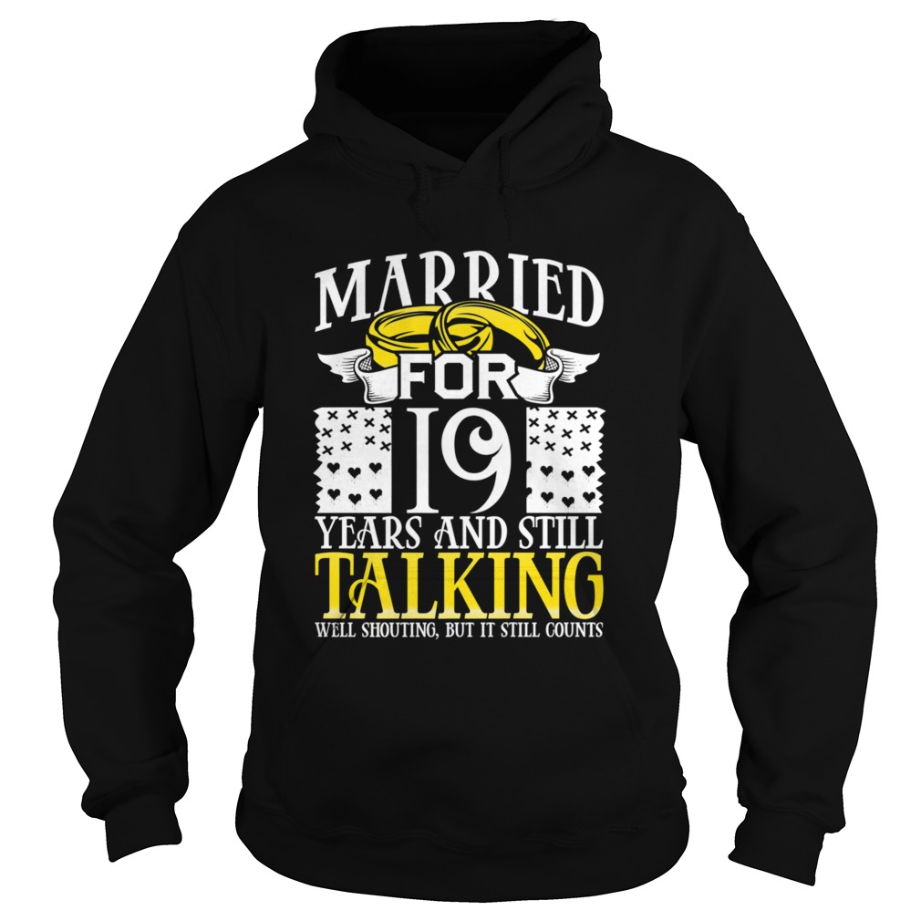 19th Wedding Anniversary for Wife Her Marriage  Hoodie