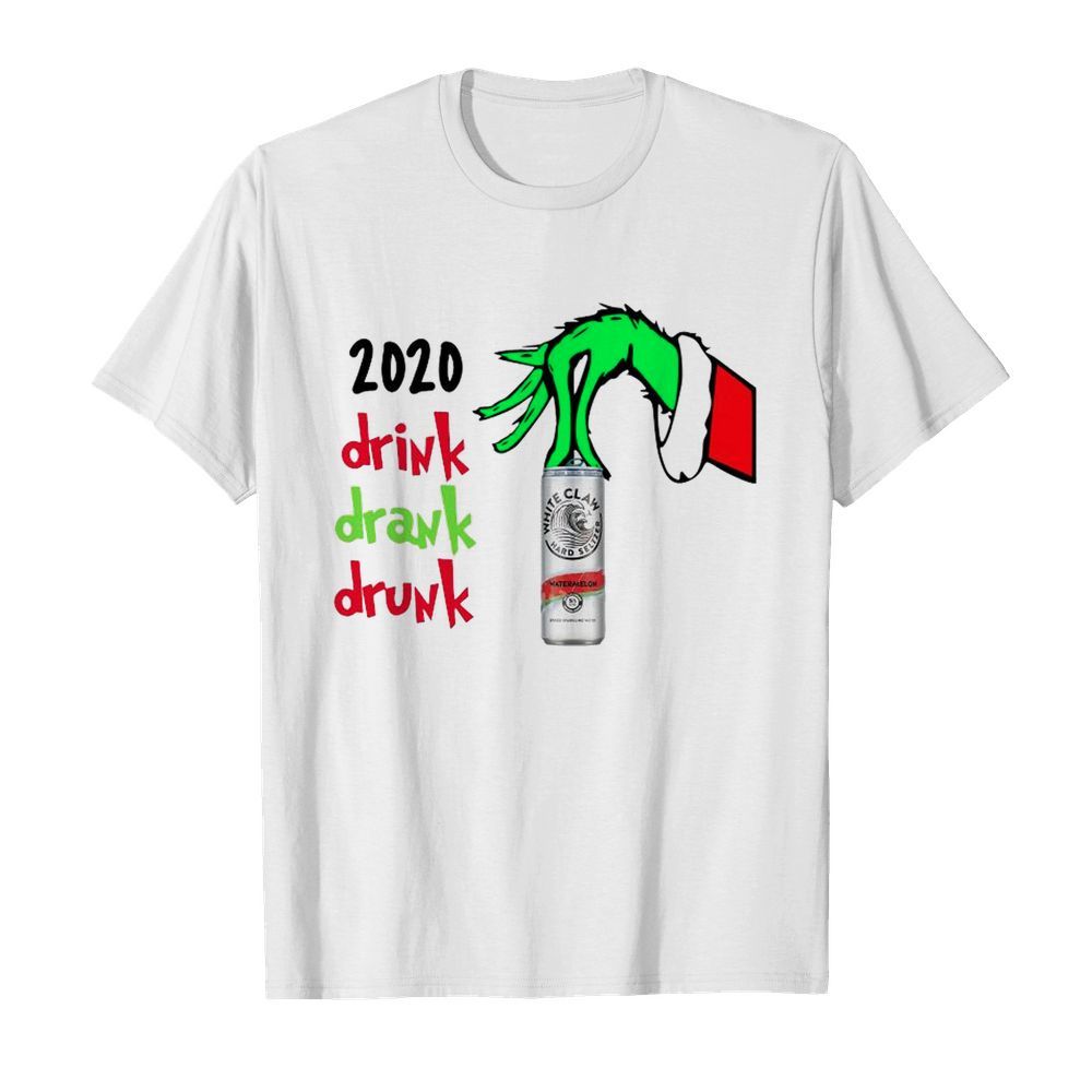 2020 Drink Drank Drunk Christmas  Classic Men's T-shirt