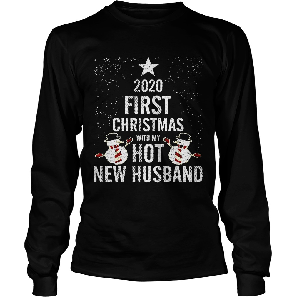 2020 First Christmas With My Hot New Husband  Long Sleeve