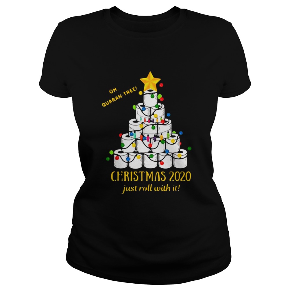 2020 Funny Quarantine Christmas Toilet Paper Tree  Classic Ladies