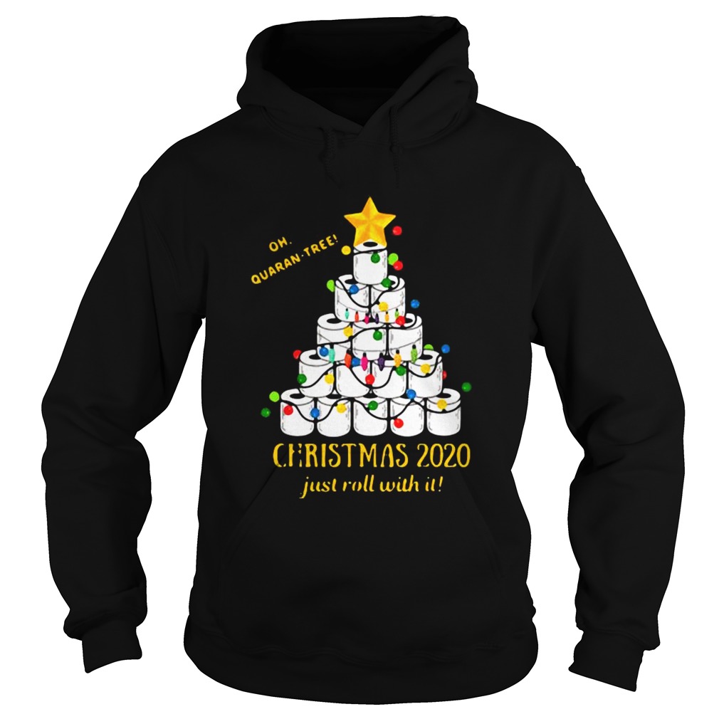 2020 Funny Quarantine Christmas Toilet Paper Tree  Hoodie