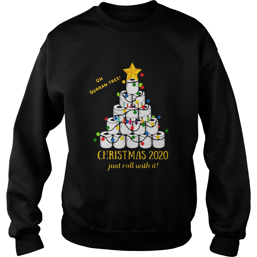 2020 Funny Quarantine Christmas Toilet Paper Tree  Sweatshirt