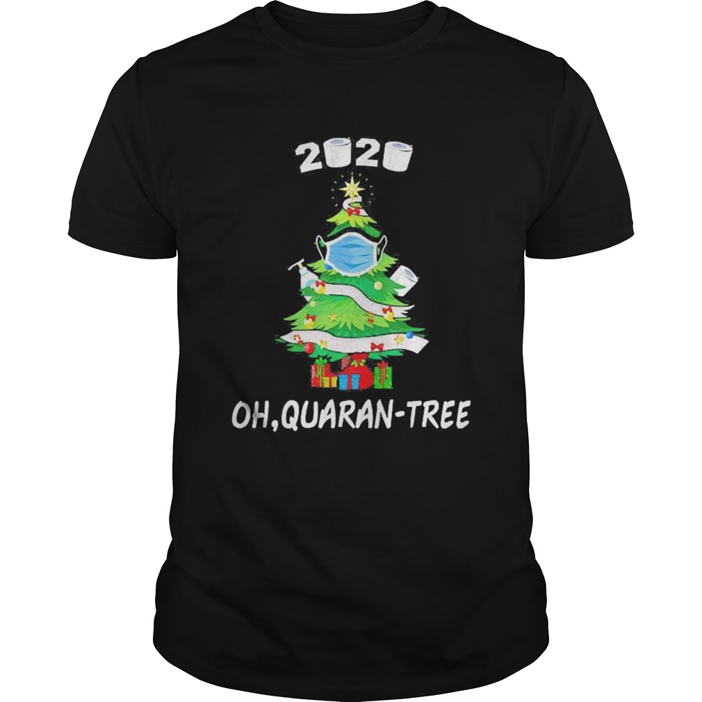 2020 Quarantine Christmas Tree Ornament Mask shirt