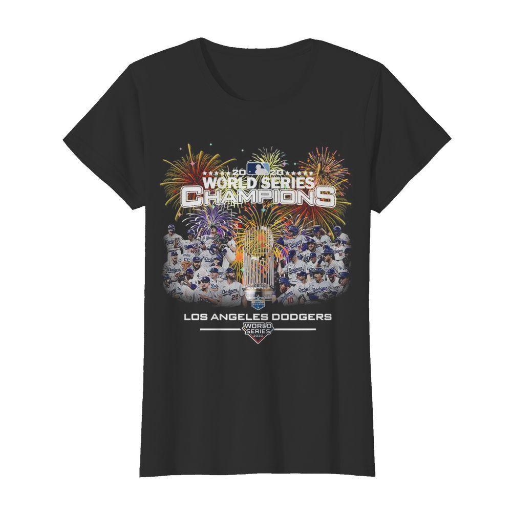 2020 World series Champions los Angeles Dodgers  Classic Women's T-shirt