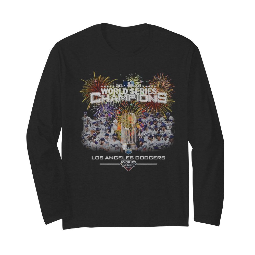 2020 World series Champions los Angeles Dodgers  Long Sleeved T-shirt 