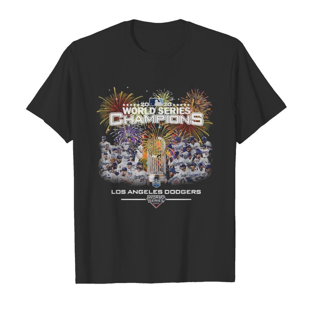 2020 World series Champions los Angeles Dodgers  Classic Men's T-shirt