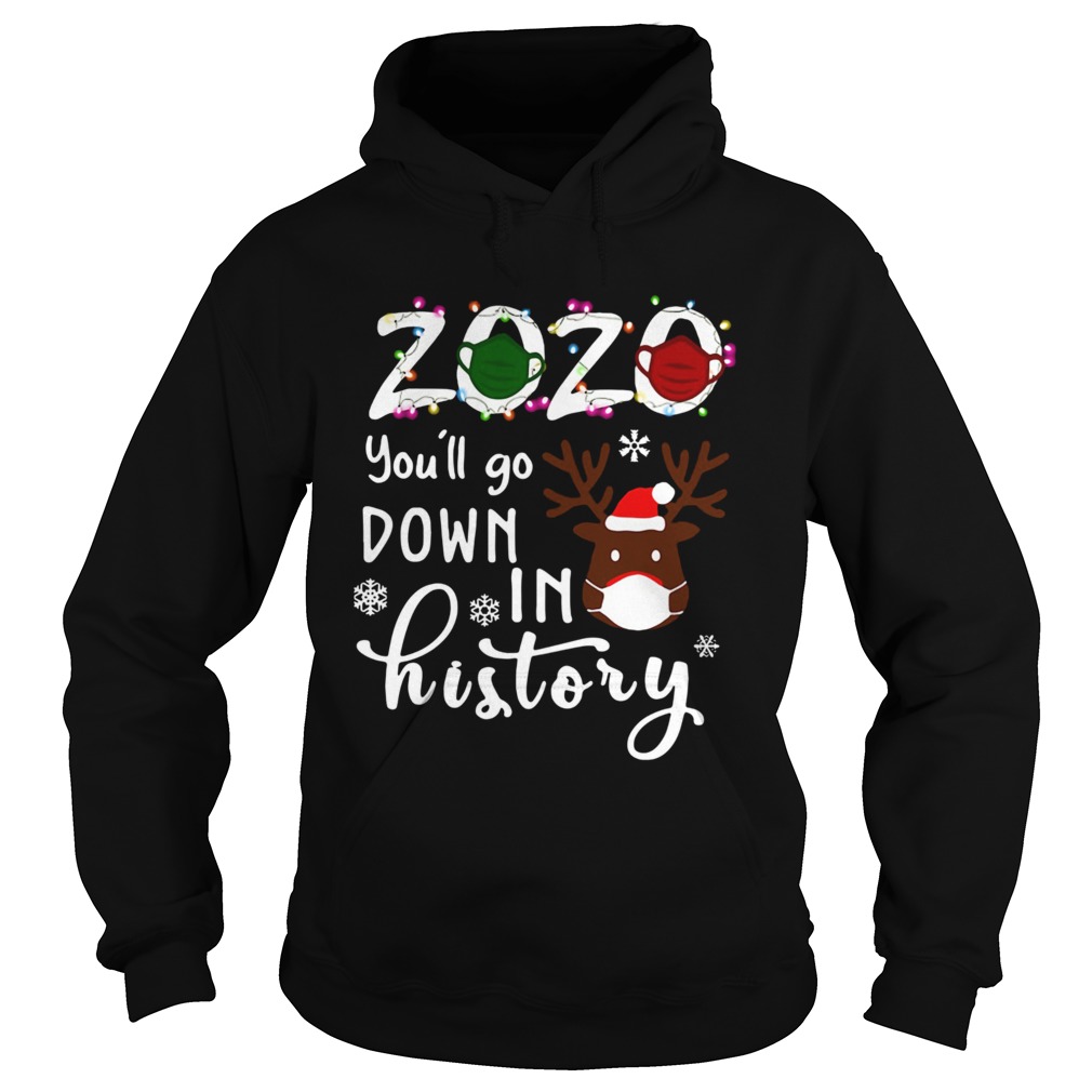 2020 Youll Go Down In History Christmas  Hoodie