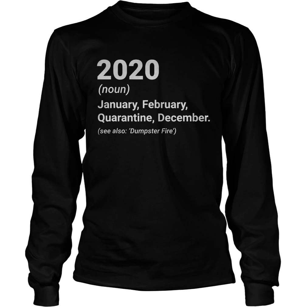 2020 january february sarcastic quarantine december  Long Sleeve