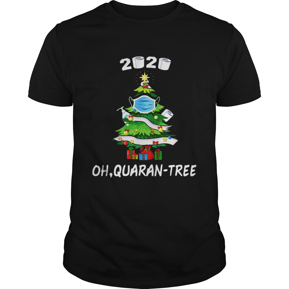 2020Quarantine Christmas Tree Mask Ornament shirt