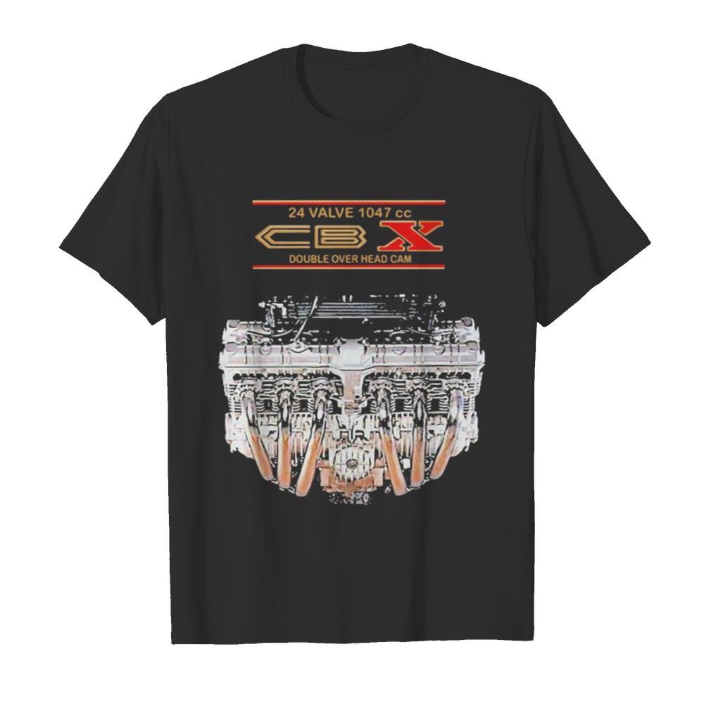 24 valve 1047 cc cbx double overhead cam shirt