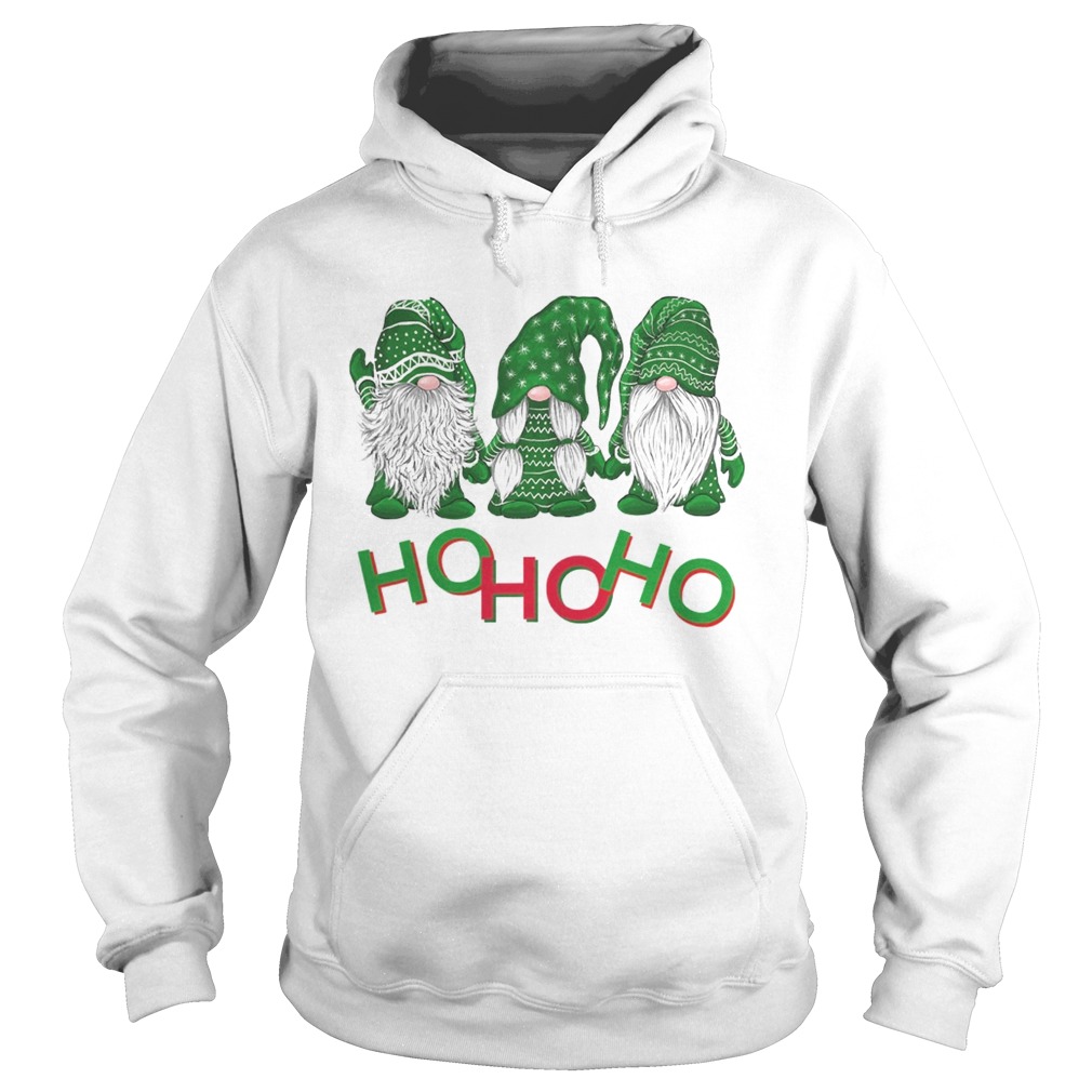 3 wise gnomes christmas pajamas holiday ho ho ho 2020  Hoodie