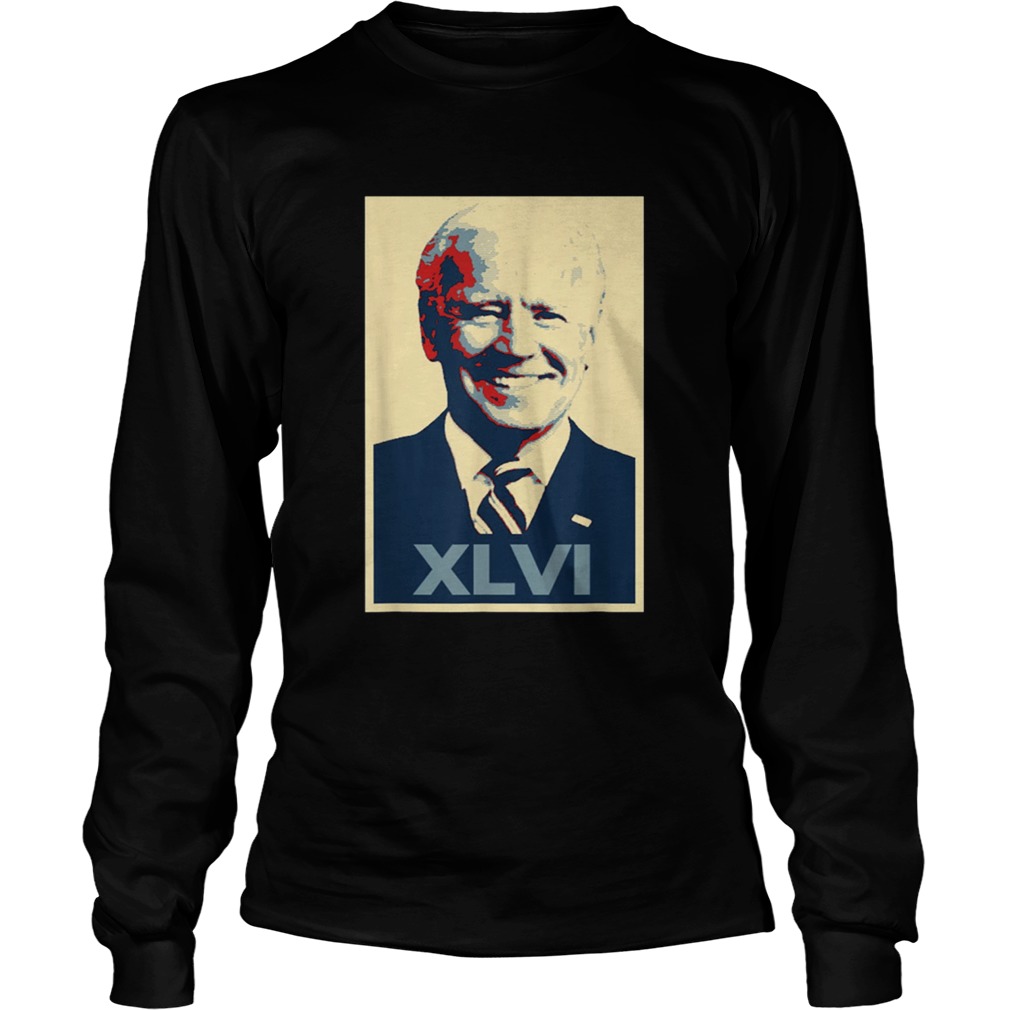 46 Pres Joe Biden XLVI Elect  Long Sleeve