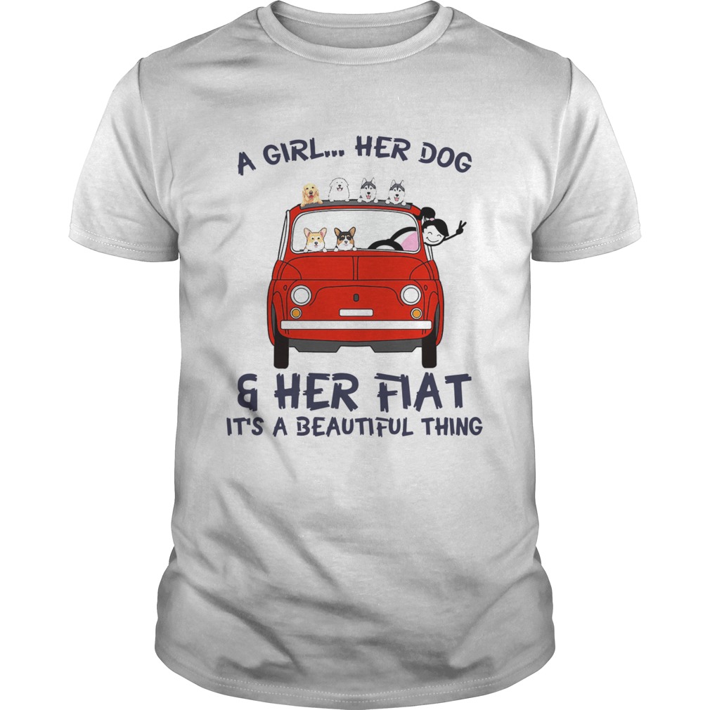 A Girl Her Dog And Her Flat Its A Beautiful Thing shirt