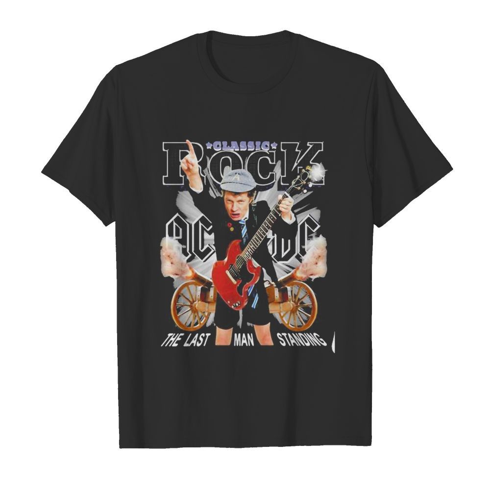 Acdc band classic rock the last man standing shirt