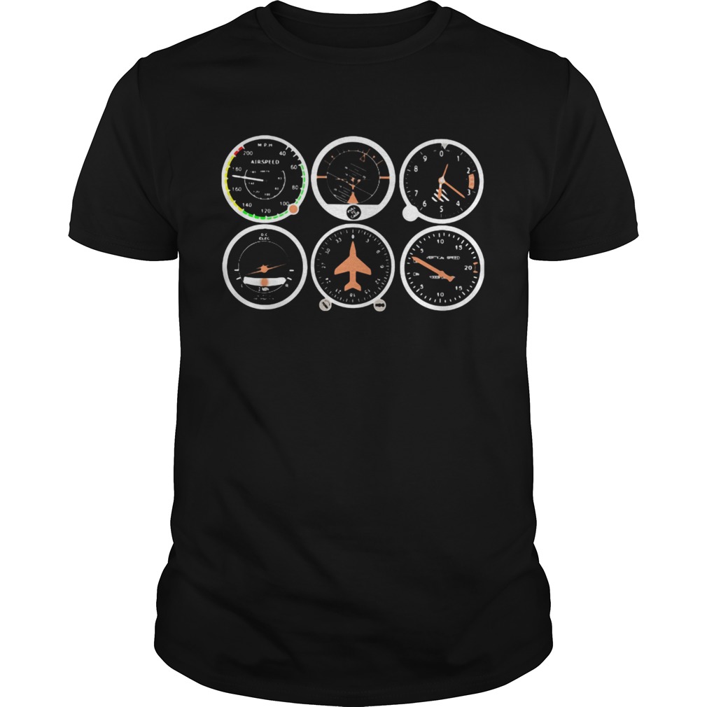 Airplane Basic Instruments shirt