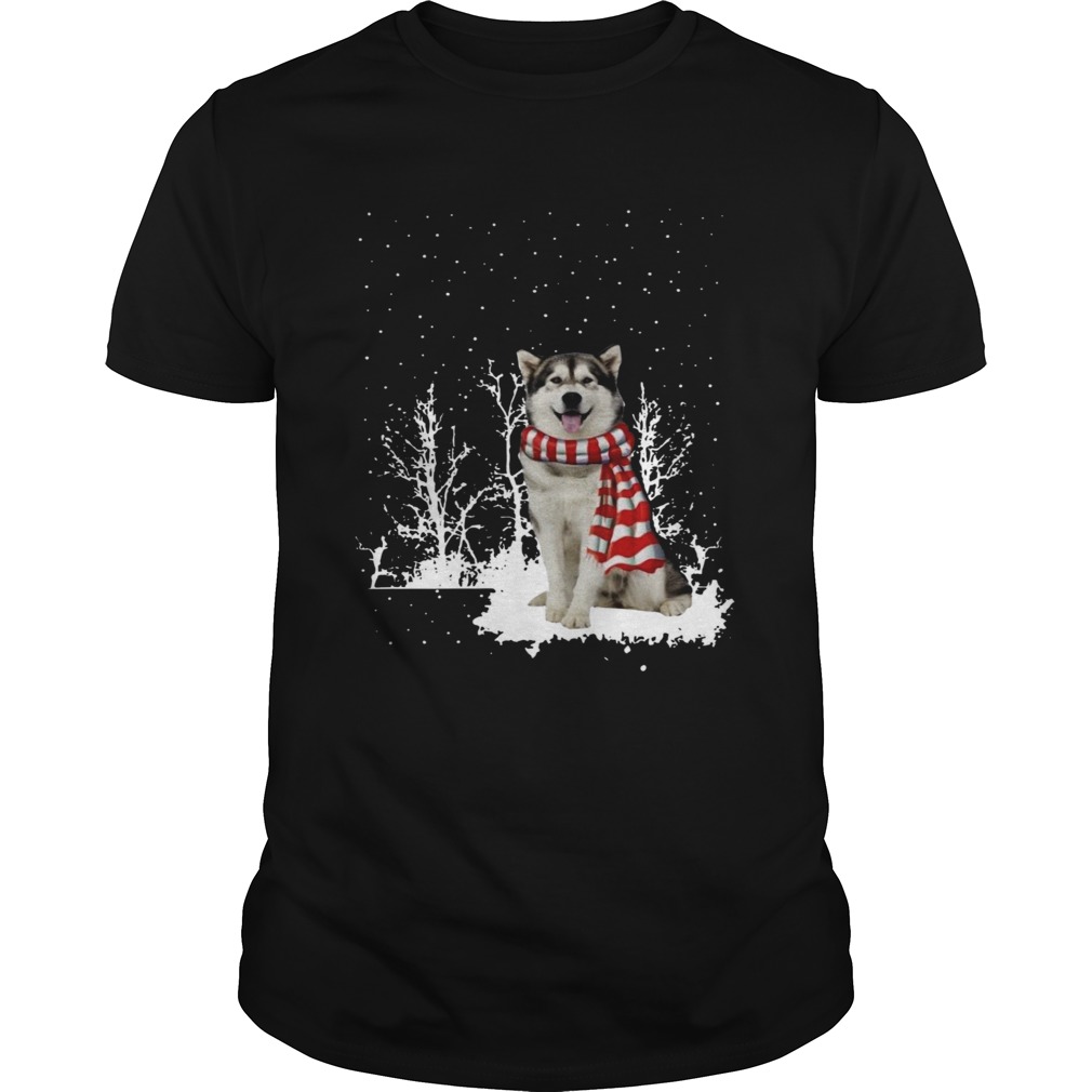 Alaskan Malamute Merry Christmas shirt