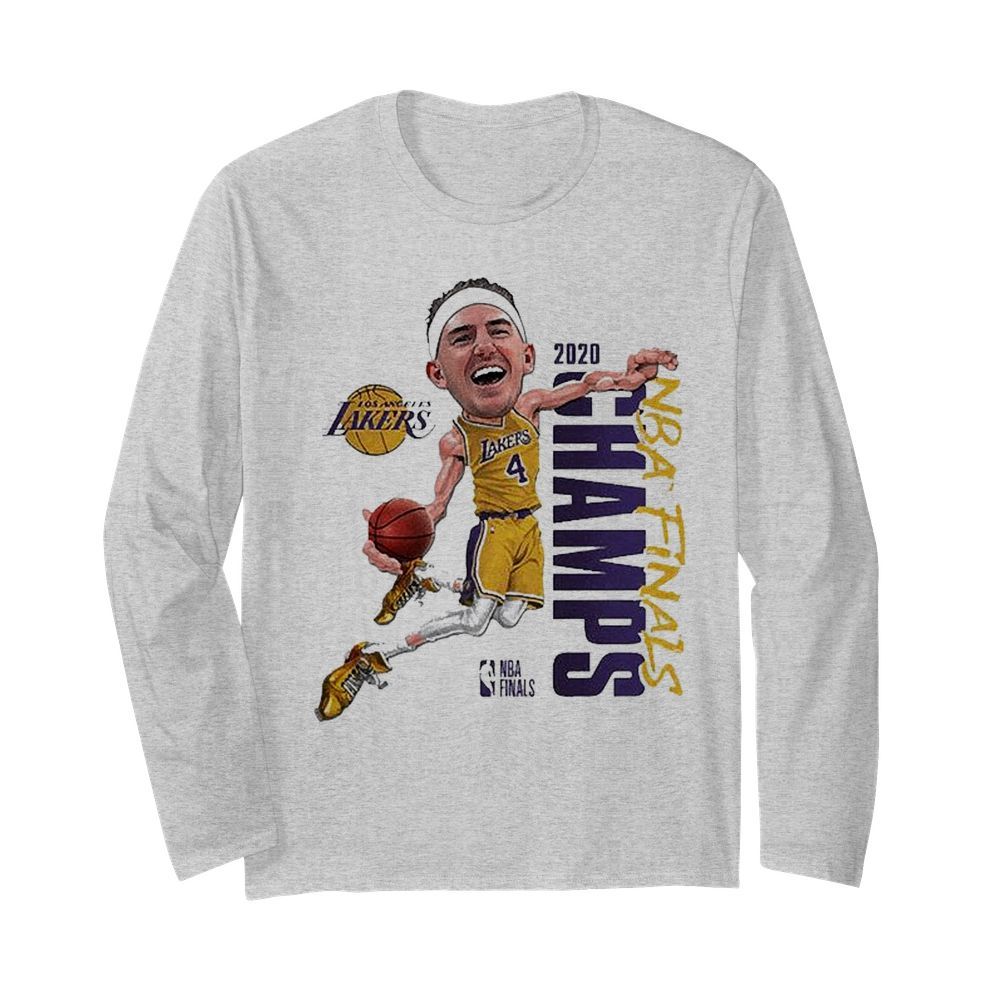 Alex Caruso Los Angeles Lakers Fanatics Branded 2020 NBA Finals Champions  Long Sleeved T-shirt 