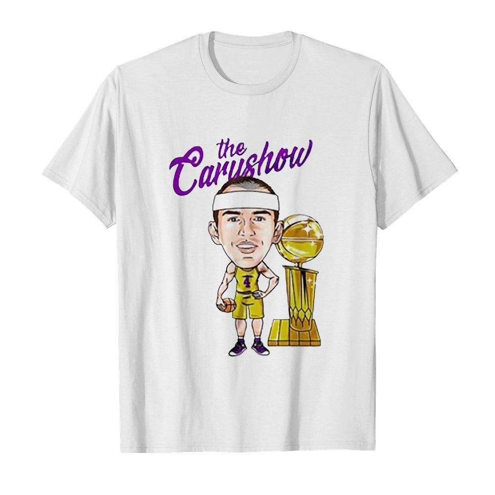 Alex Caruso The Carushow Championship Trophy shirt