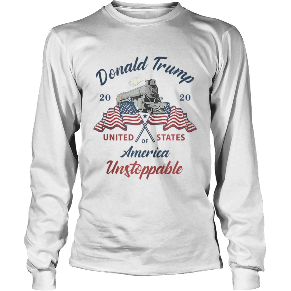 All aboard the trump train 2020 united states of america  Long Sleeve