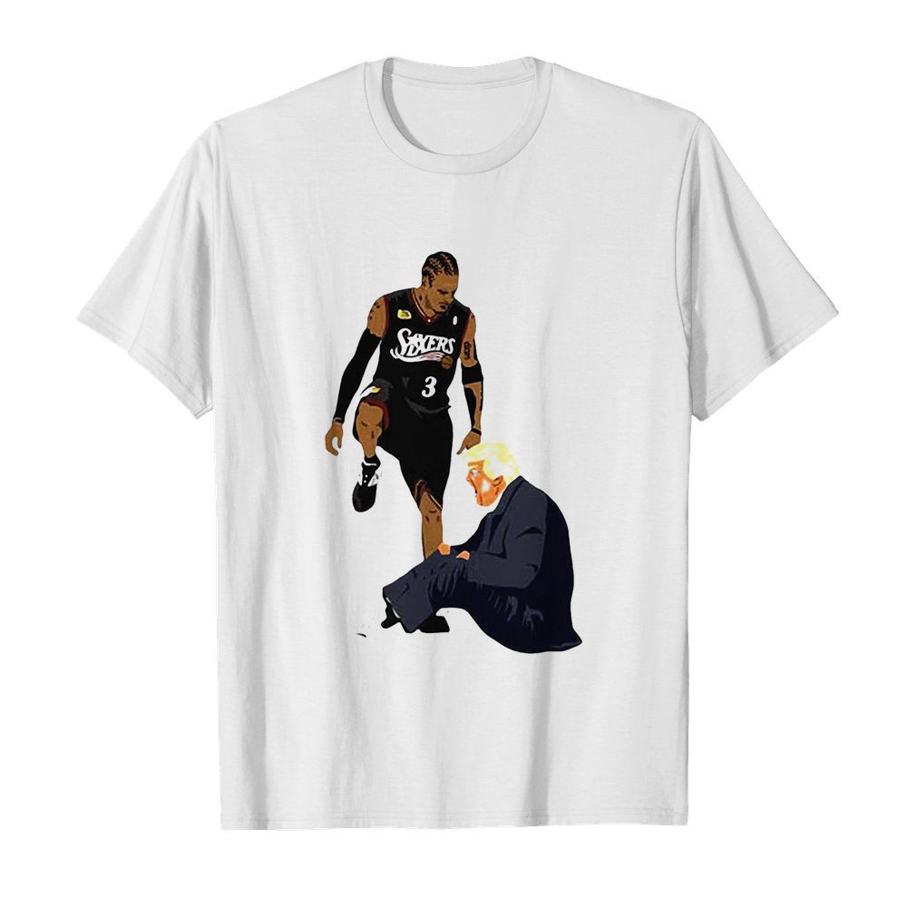 Allen Iverson Steps Over Donald Trump shirt