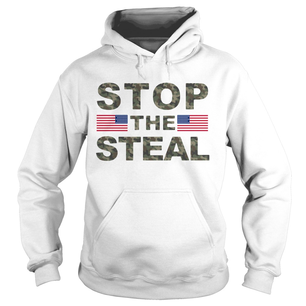 American Flag Stop The Steal  Hoodie