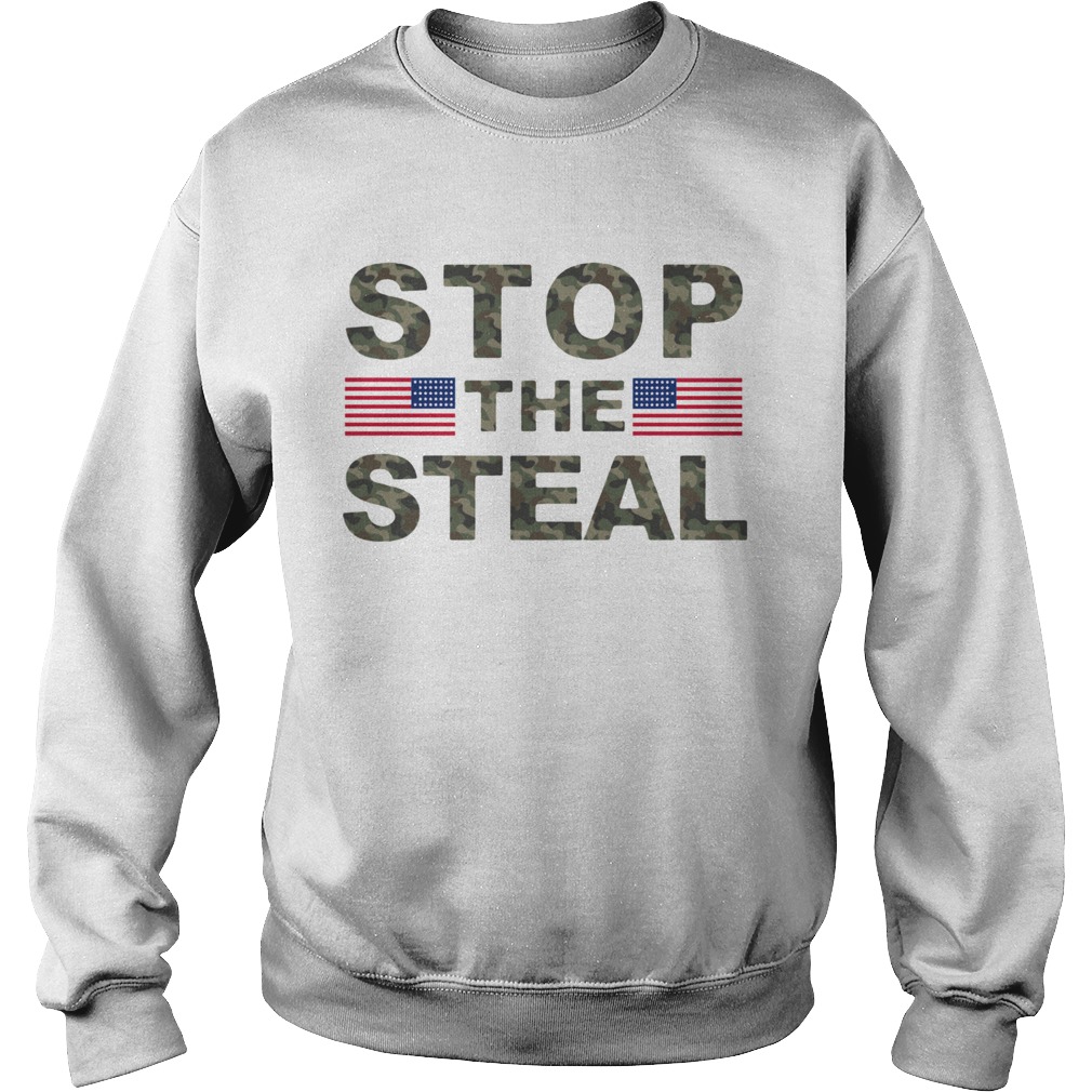 American Flag Stop The Steal  Sweatshirt