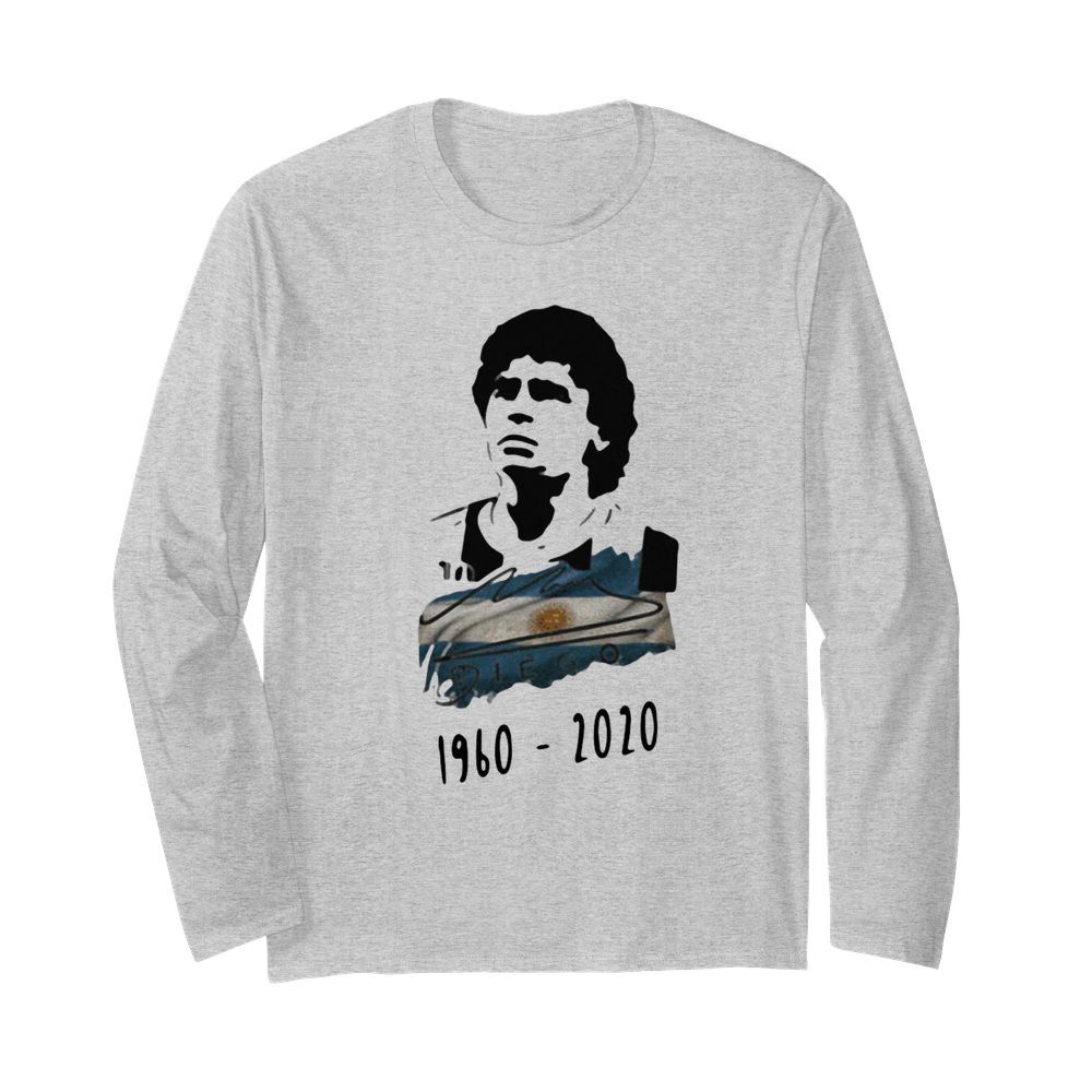 Argentina Football Diego Maradona 1960 2020  Long Sleeved T-shirt 