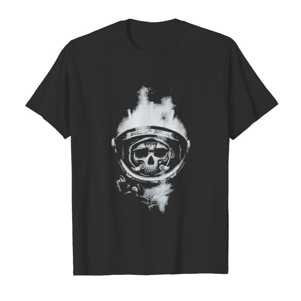 Astronaut skull oklahoma raiders shirt