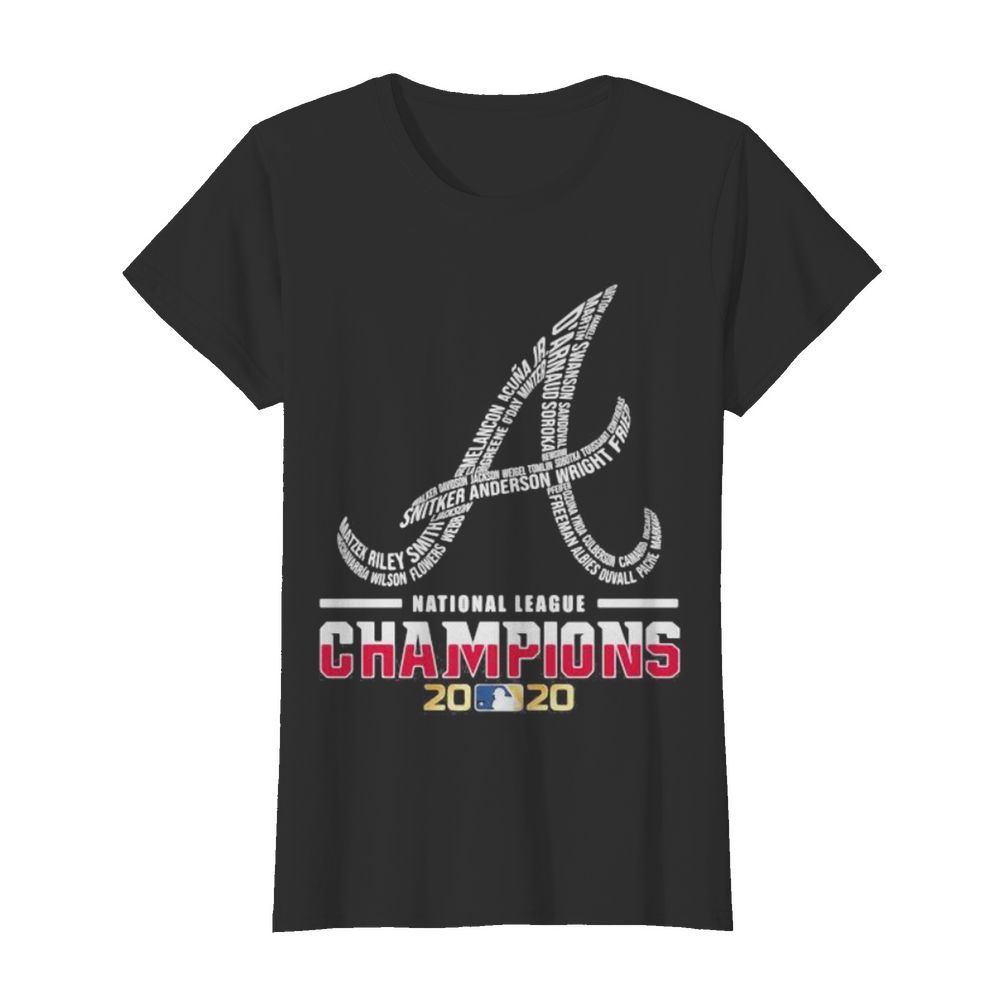 Atlanta braves national league champions 2020  Classic Women's T-shirt