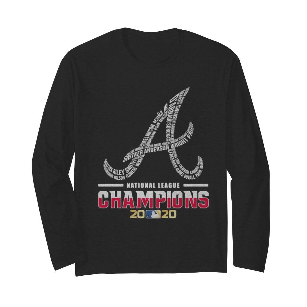 Atlanta braves national league champions 2020  Long Sleeved T-shirt 