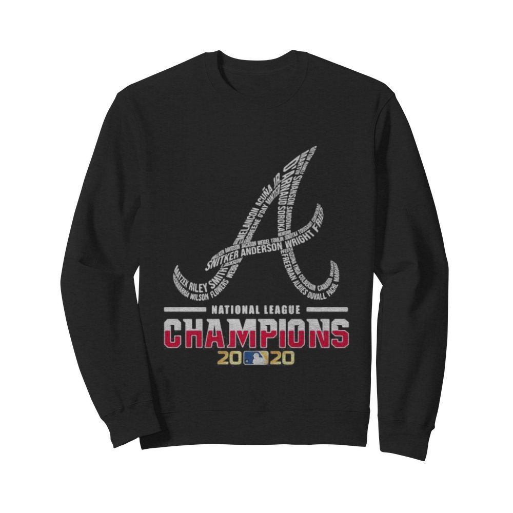 Atlanta braves national league champions 2020  Unisex Sweatshirt